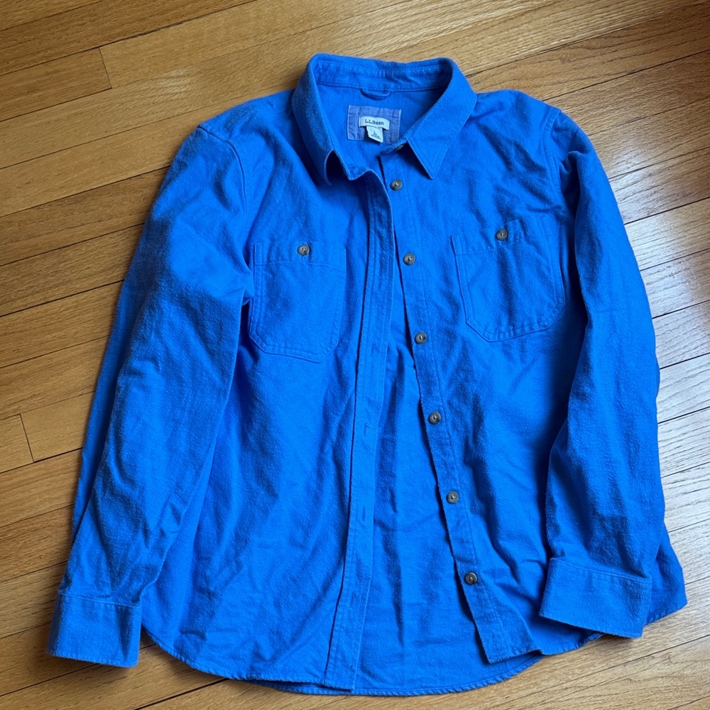 L.L. Bean Blue Button Down Shirt